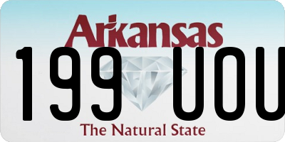 AR license plate 199UOU