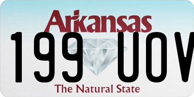 AR license plate 199UOV
