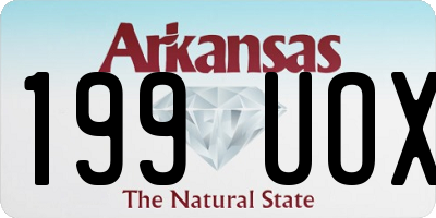 AR license plate 199UOX