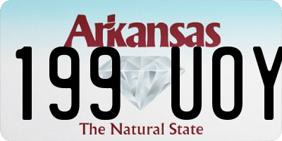 AR license plate 199UOY