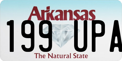 AR license plate 199UPA