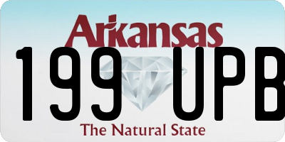AR license plate 199UPB