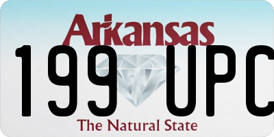 AR license plate 199UPC