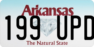 AR license plate 199UPD