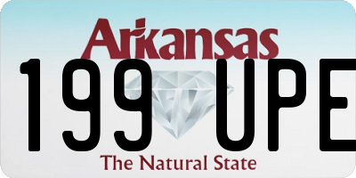 AR license plate 199UPE