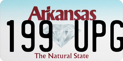 AR license plate 199UPG