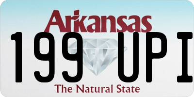 AR license plate 199UPI