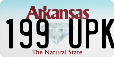 AR license plate 199UPK