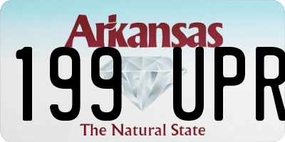AR license plate 199UPR