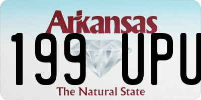 AR license plate 199UPU