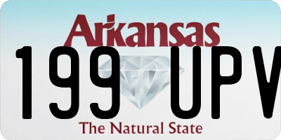 AR license plate 199UPV