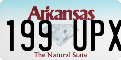 AR license plate 199UPX