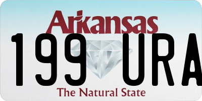 AR license plate 199URA