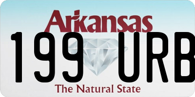 AR license plate 199URB