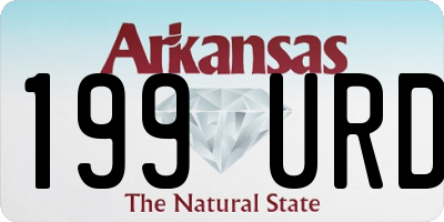 AR license plate 199URD