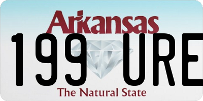 AR license plate 199URE