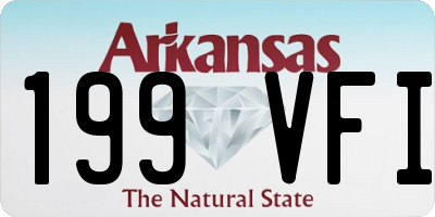 AR license plate 199VFI