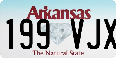 AR license plate 199VJX