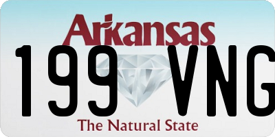 AR license plate 199VNG