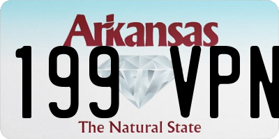 AR license plate 199VPN