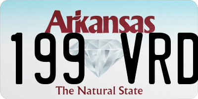AR license plate 199VRD