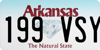 AR license plate 199VSY