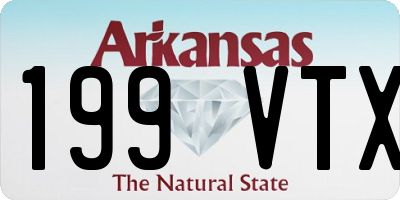 AR license plate 199VTX