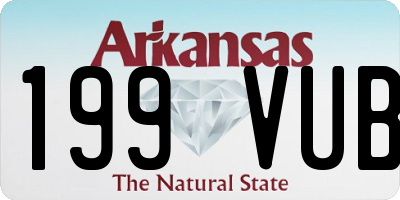 AR license plate 199VUB
