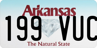 AR license plate 199VUC