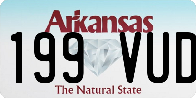 AR license plate 199VUD
