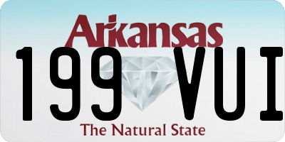 AR license plate 199VUI