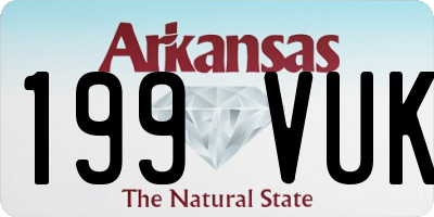 AR license plate 199VUK