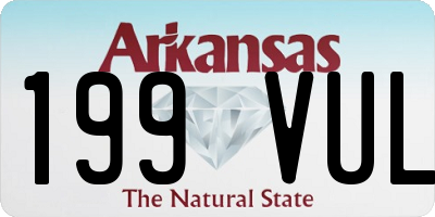 AR license plate 199VUL