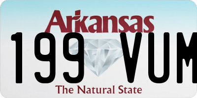 AR license plate 199VUM