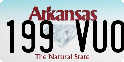 AR license plate 199VUO