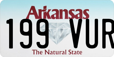 AR license plate 199VUR