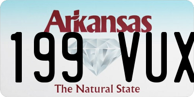 AR license plate 199VUX
