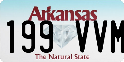 AR license plate 199VVM