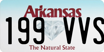 AR license plate 199VVS