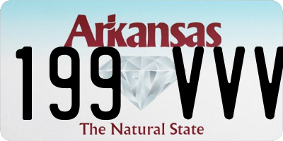 AR license plate 199VVV