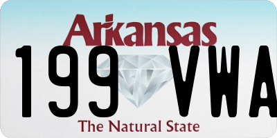 AR license plate 199VWA