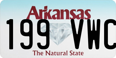 AR license plate 199VWC