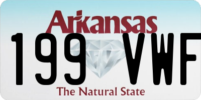 AR license plate 199VWF