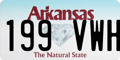 AR license plate 199VWH