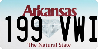 AR license plate 199VWI