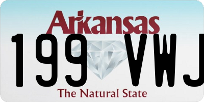 AR license plate 199VWJ