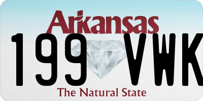 AR license plate 199VWK