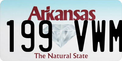 AR license plate 199VWM