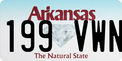 AR license plate 199VWN