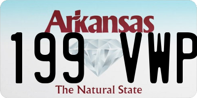 AR license plate 199VWP